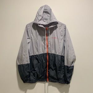 Modern packable Columbia windbreaker